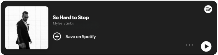 Myles Sanko - So hard to stop